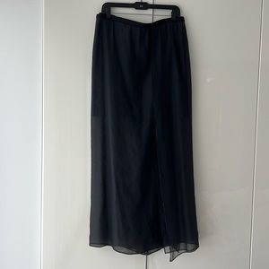 NWT Brunello Cucinelli maxi silk and wool skirt size 44IT